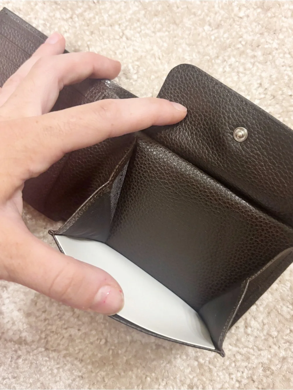 NEW Longchamp Men’s Leather Wallet